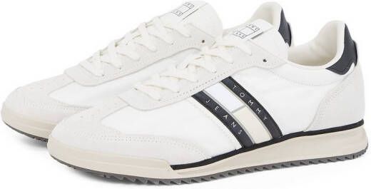 TOMMY JEANS Sneakers TJM RETRO RUNNER CLEATED vrijetijdsschoen lage schoen veterschoen met contrastafwerking