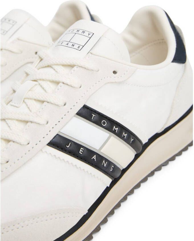 TOMMY JEANS Sneakers TJM RETRO RUNNER CLEATED vrijetijdsschoen lage schoen veterschoen met contrastafwerking