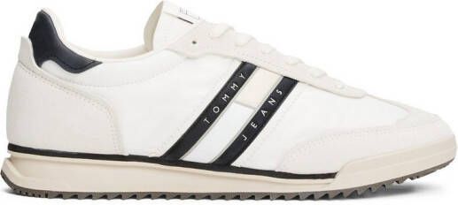 TOMMY JEANS Sneakers TJM RETRO RUNNER CLEATED vrijetijdsschoen lage schoen veterschoen met contrastafwerking