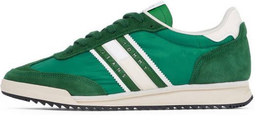 TOMMY JEANS Sneakers TJM RETRO RUNNER CLEATED vrijetijdsschoen lage schoen veterschoen met contrastafwerking