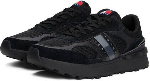 TOMMY JEANS Sneakers TJM TECHNICAL RUNNER ESS vrijetijdsschoen halfschoen veterschoen met gepolsterde schacht
