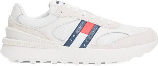 TOMMY JEANS Sneakers TJM TECHNICAL RUNNER ESS vrijetijdsschoen halfschoen veterschoen met gepolsterde schacht