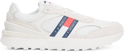 TOMMY JEANS Sneakers TJM TECHNICAL RUNNER ESS vrijetijdsschoen halfschoen veterschoen met gepolsterde schacht