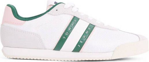 TOMMY JEANS Sneakers TJW LOW PROFILE RUNNER vrijetijdsmode lage schoen veterschoen met contrasterende afwerking