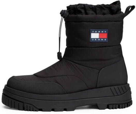 TOMMY JEANS Snowboots TJM SNOW BOOT plateau sneeuwschoenen outdoorschoen laarzen om in te stappen smalle vorm