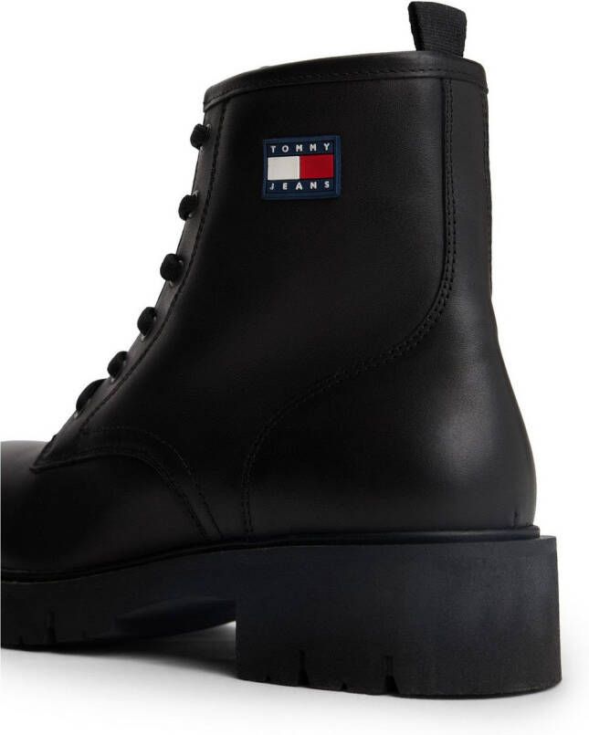 TOMMY JEANS Veterschoenen TJW LACE UP LEATHER BOOT