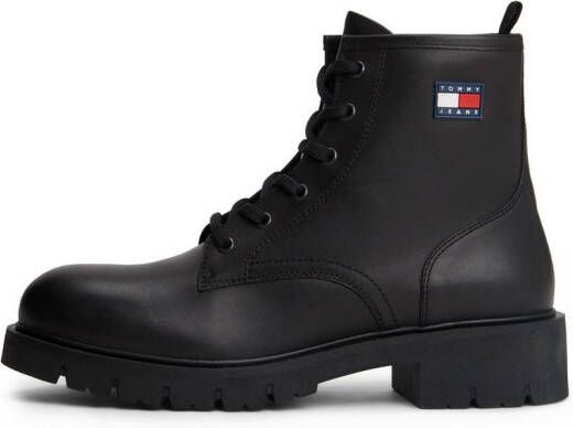 TOMMY JEANS Veterschoenen TJW LACE UP LEATHER BOOT