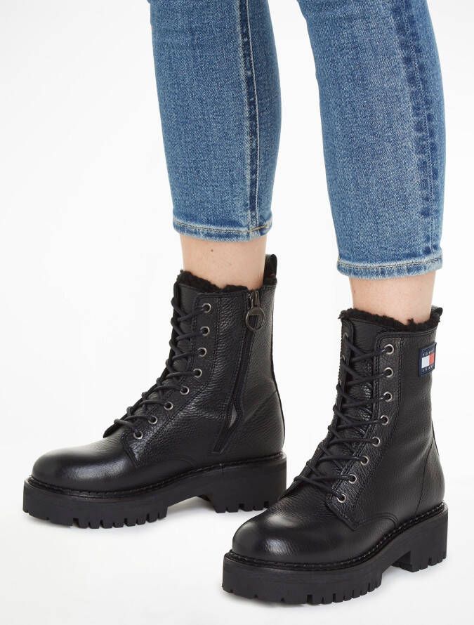 TOMMY JEANS Winterlaarsjes TJW URBAN BOOT TUMBLED LTR WL