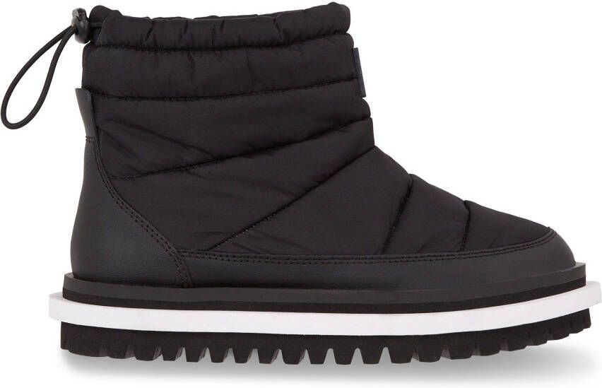 TOMMY JEANS Winterlaarzen TJW PADDED FLAT BOOT met praktische snelsluiting