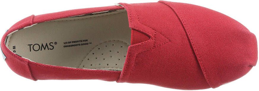 TOMS Espadrilles Alpargata met kleine stretchinzet