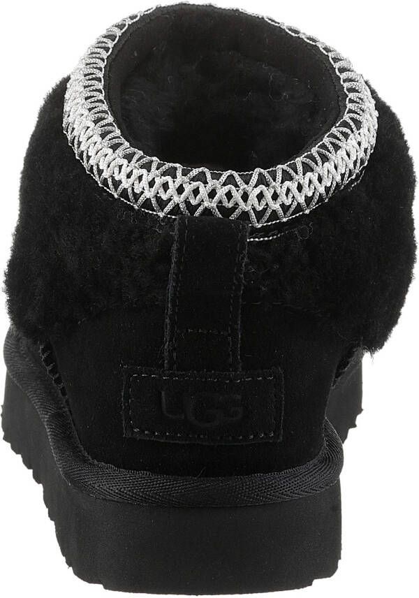 UGG Boots zonder sluiting CLASSIC ULTRA MINI MAXI CURLY winterlaarzen snowboots met etnische textielband aan de schacht