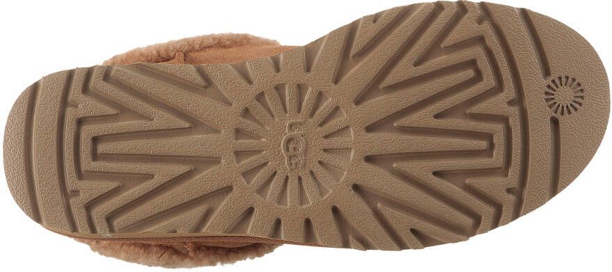 UGG Boots zonder sluiting CLASSIC ULTRA MINI MAXI CURLY winterlaarzen snowboots met etnische textielband aan de schacht