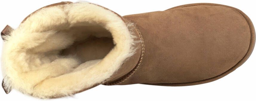 UGG Boots zonder sluiting Bailey Bow 2 met satijnen strikken achter bij de schacht