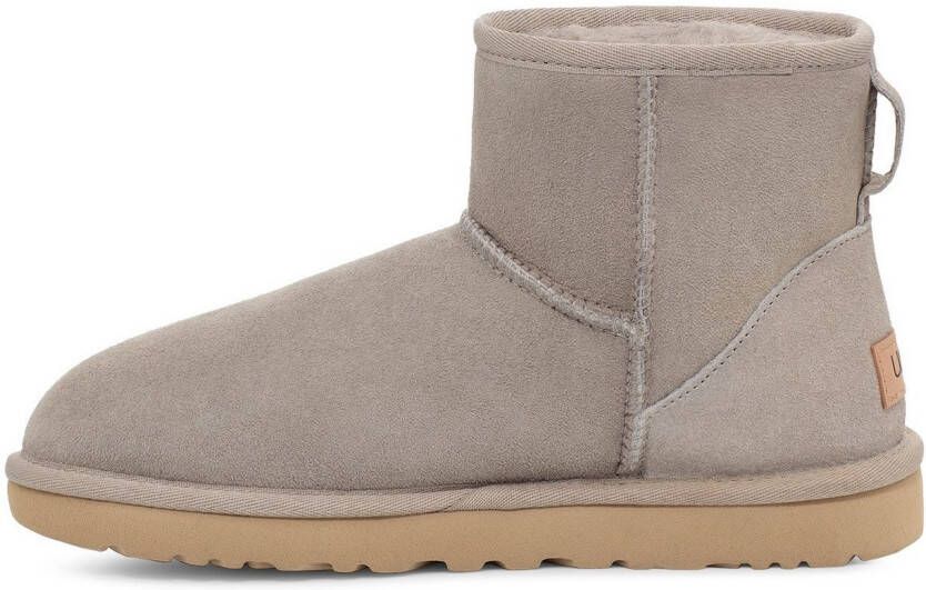 UGG Boots zonder sluiting Classic Mini II comfortabele schoen vrijetijdsschoen in twinface-design