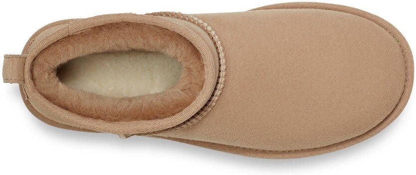 UGG Boots zonder sluiting Classic Ultra Mini comfortabele schoen vrijetijdsschoen met logopatch