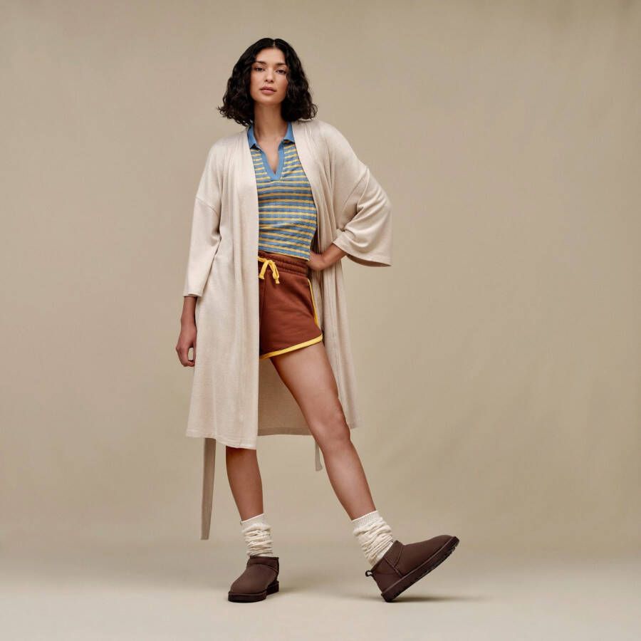 UGG Boots zonder sluiting Classic Ultra Mini comfortabele schoen vrijetijdsschoen met logopatch