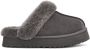 UGG Disquette Pantoffels Charcoal Sloffen Voor Dames Donkergrijs - Thumbnail 4