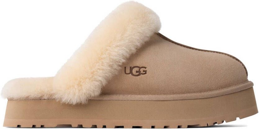 UGG Pantoffels DISQUETTE Huisslippers huisschoen klomp met trendy plateau