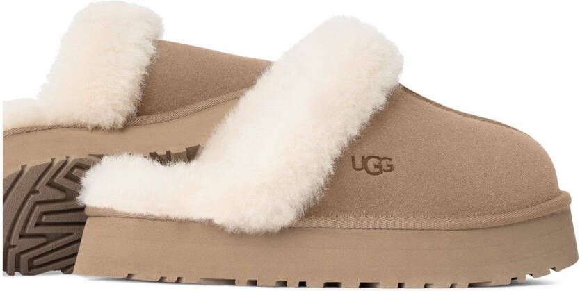 UGG Pantoffels DISQUETTE Huisslippers huisschoen klomp met trendy plateau