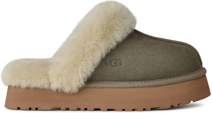 UGG Pantoffels DISQUETTE Huisslippers huisschoen clog met trendy plateau