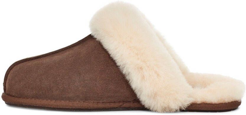 UGG Pantoffels Scuffette II Pantoffels klompen mules flats met bontkraag