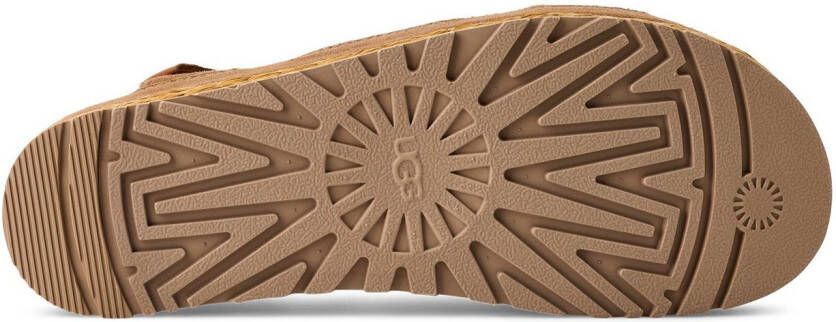 UGG Plateausandalen AUBREY ANKLE STRAP sandalette sleehak sandaal met verstelbaar riempje