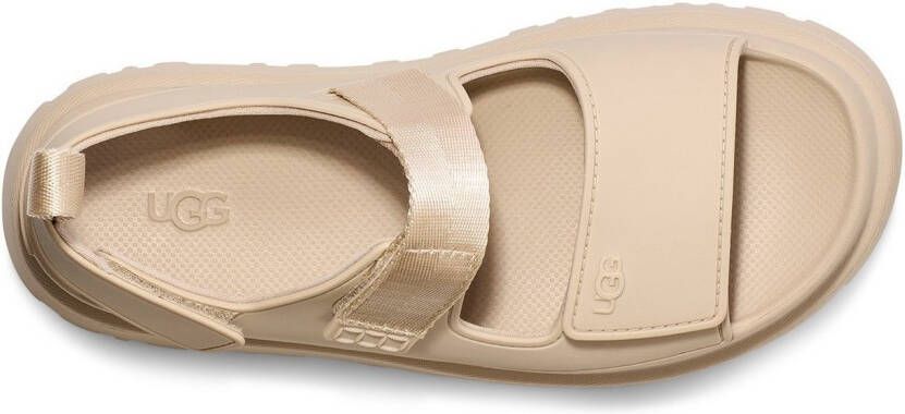 UGG Plateausandalen Goldenglow zomerschoen strandschoen plateausandaal met klittenbandsluitingen