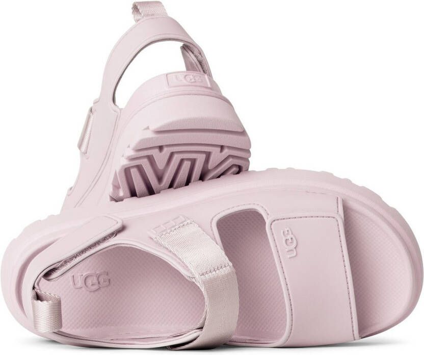 UGG Plateausandalen Goldenglow zomerschoen strandschoen plateausandaal met klittenbandsluitingen