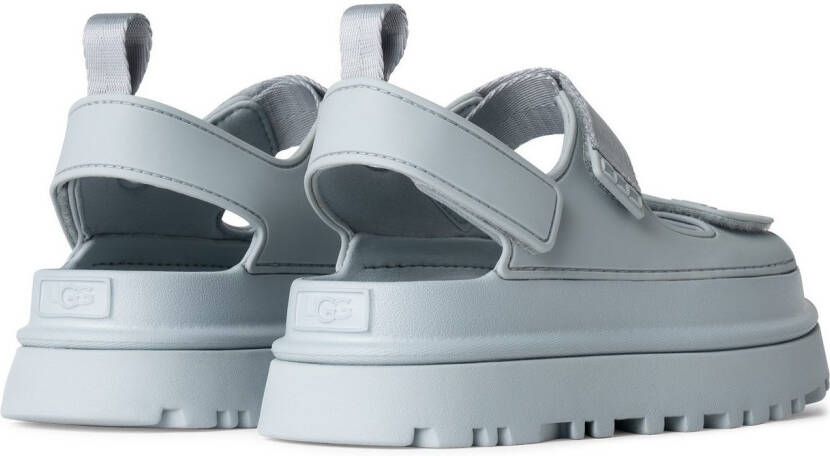 UGG Plateausandalen Goldenglow zomerschoen strandschoen plateausandaal met klittenbandsluitingen