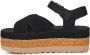 Ugg Low-Top Sneakers Sandalen Aubry mit Nieten & Plateau-Sohle in zwart - Thumbnail 5