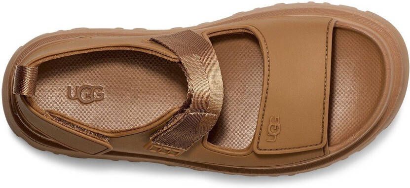 UGG Plateausandalen Goldenglow met klittenbandsluiting