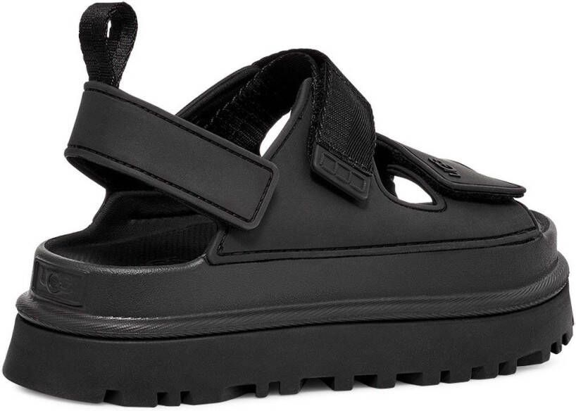 UGG Plateausandalen Goldenglow zomerschoen strandschoen plateausandaal met klittenbandsluitingen