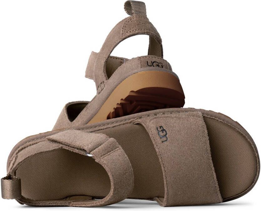 UGG Plateausandalen W GOLDENSTAR plateausandaal sandaal met klittenbandsluiting