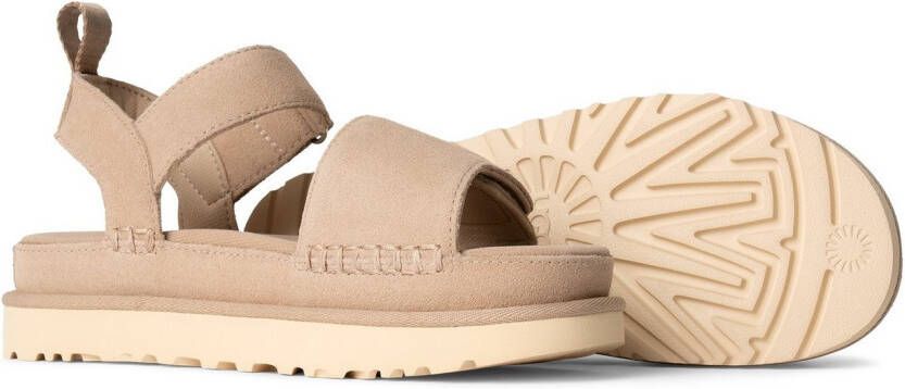 UGG Plateausandalen W GOLDENSTAR plateausandaal sandaal met klittenbandsluiting