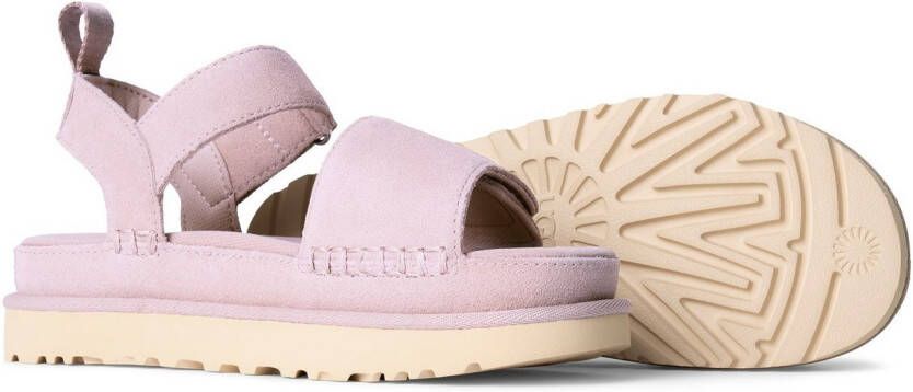 UGG Plateausandalen W GOLDENSTAR plateausandaal sandaal met klittenbandsluiting