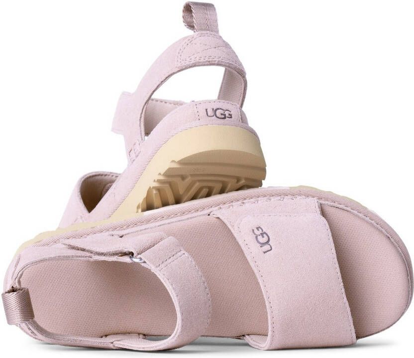 UGG Plateausandalen W GOLDENSTAR plateausandaal sandaal met klittenbandsluiting