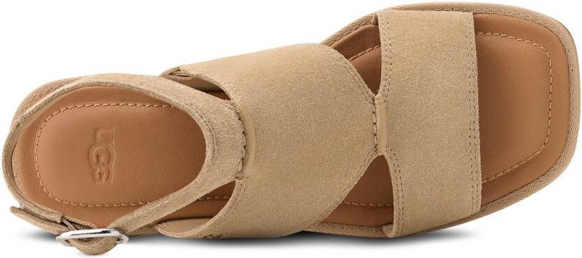 UGG Sandalen Delray flats riemchensandalen met voetbed memory foam