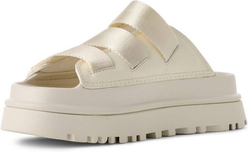 UGG Slippers GOLDENGLOW SLIDE plateauschoen sandaal flats met voetbed