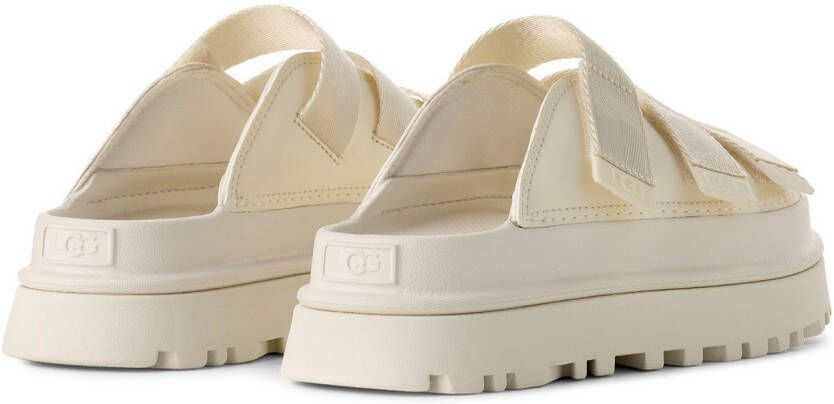 UGG Slippers GOLDENGLOW SLIDE plateauschoen sandaal flats met voetbed