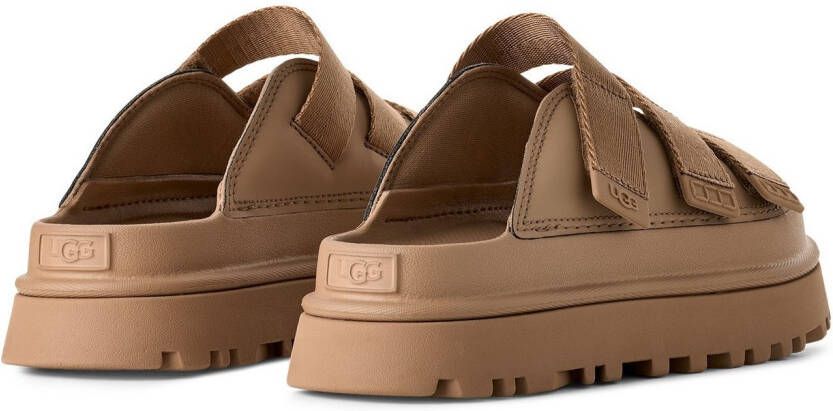 UGG Slippers GOLDENGLOW SLIDE plateauschoen sandaal flats met voetbed