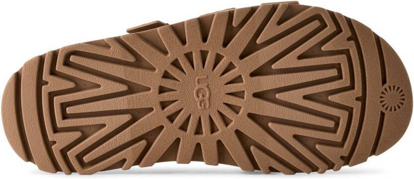 UGG Slippers GOLDENGLOW SLIDE plateauschoen sandaal flats met voetbed
