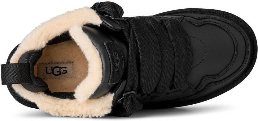 UGG Sneakers LOWMEL LTHR Midcut sneaker veterschoen met aantreklus