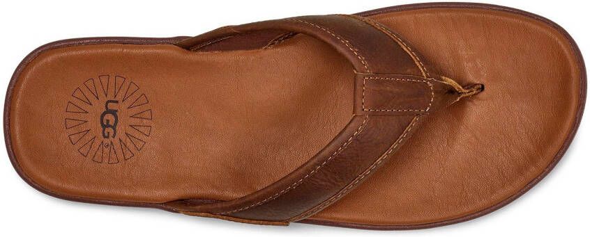 UGG SEASIDE FLIP LEATHER M Volwassenen Heren slippers Kleur: Bruin - Foto 8