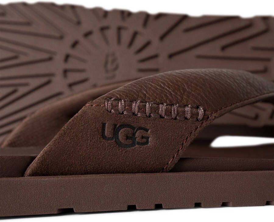 UGG Teenslippers Seaside II Flip pool slides sandaal flats met zacht voetbed