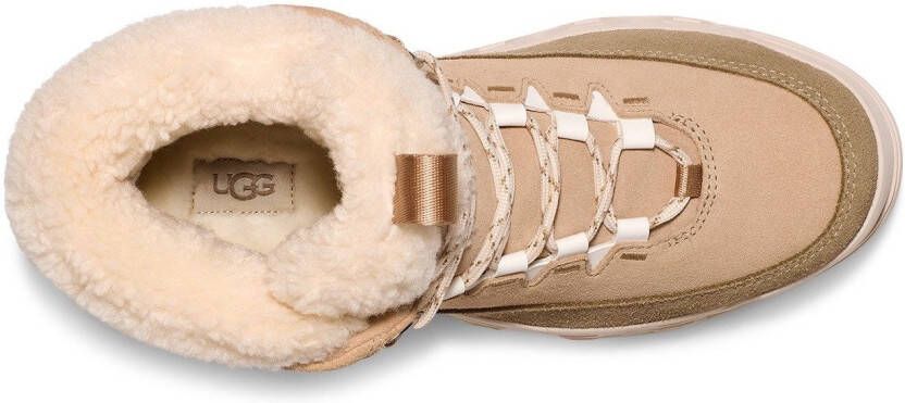 UGG Winterlaarzen TERRE TRAIL COZY LACE Plateaboots winterlaarzen met gevoerde schacht