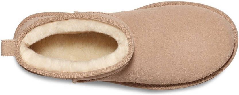 UGG Winterlaarzen Classic Ultra Mini Platform plateau-boot trend instapschoen met plateauzool
