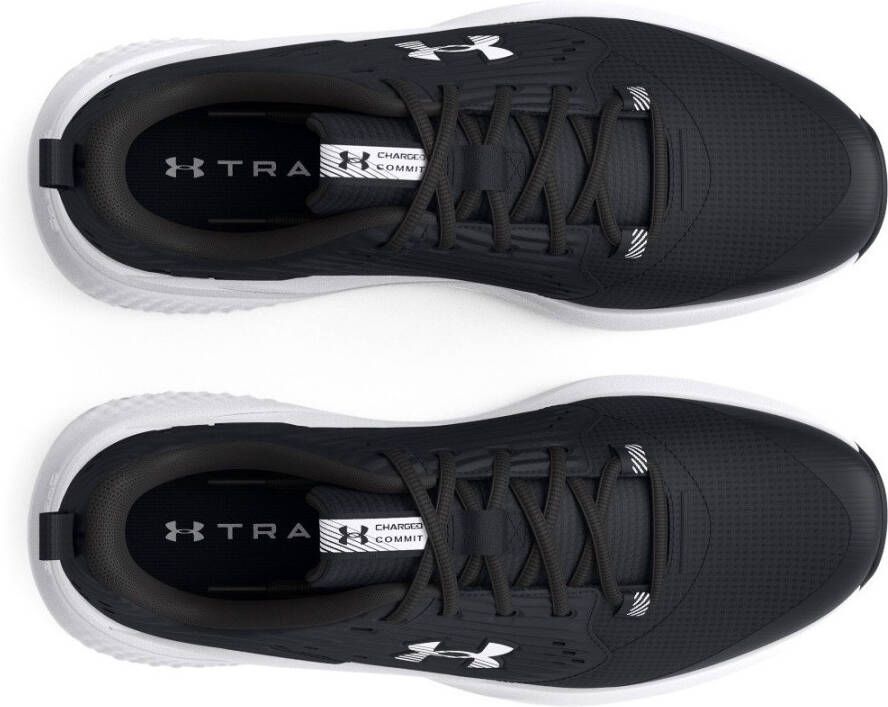 Under Armour Charged Commit 4 trainingsschoenen sneakers heren 3026017 004 zwart - Foto 4