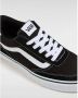 Vans Brooklyn LS SUEDE CANVAS Heren Sneakers BLACK WHITE - Thumbnail 7