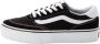 Vans Brooklyn LS Platform SUEDE CANVAS Dames Sneakers BLACK WHITE - Thumbnail 5
