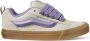 Vans Beige en Lila Canvas en Leren Sneaker Unisex - Thumbnail 3